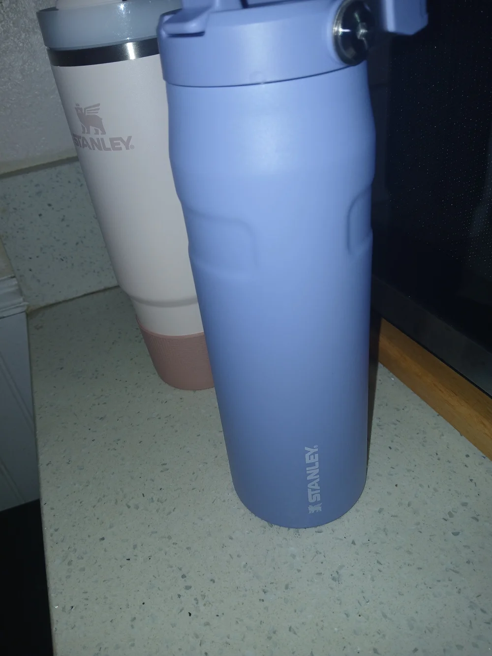 Stanley Rose Quartz Quencher & Hydrangea Iceflow Travel Mug Bundle